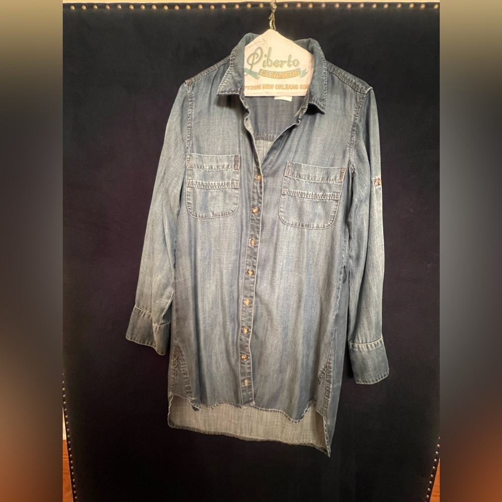 Bella Dahl Denin Style Dress. Lightweight and Soft. Size XS